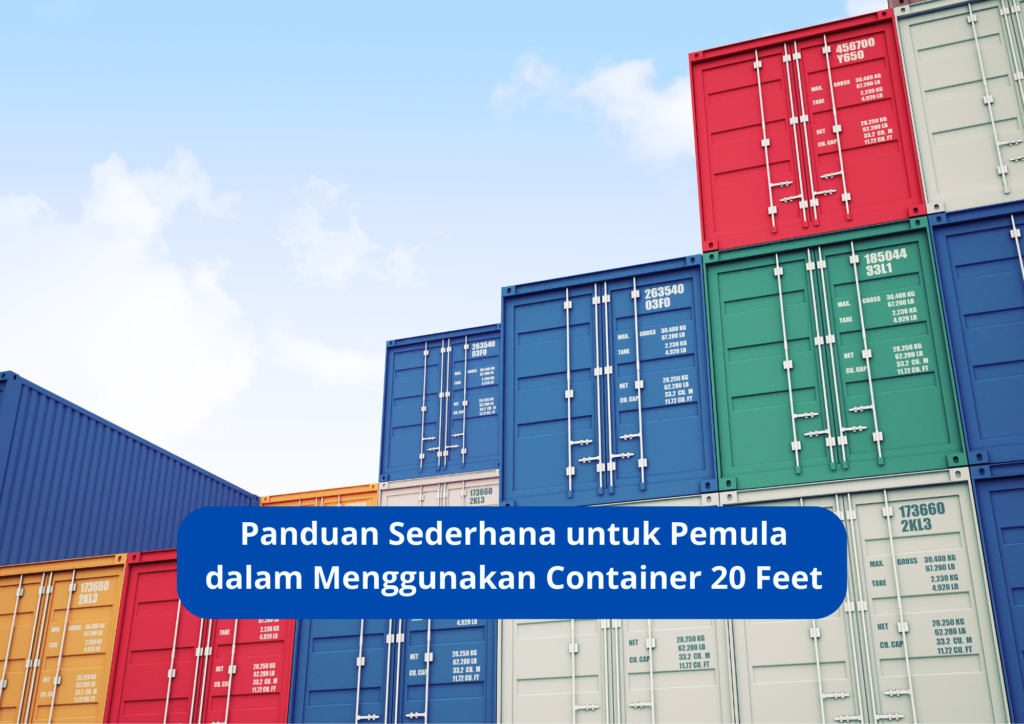 menggunakan container
