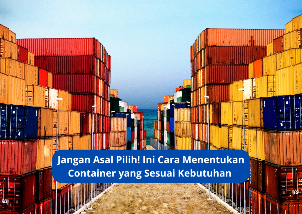 cara menentukan container