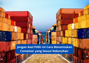 cara menentukan container
